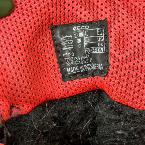 Ecco Kids URBAN SNOWBOARDER FIG/TEABERRY Boots Ankle 6.5 Dark Purple - Picture 3 of 16